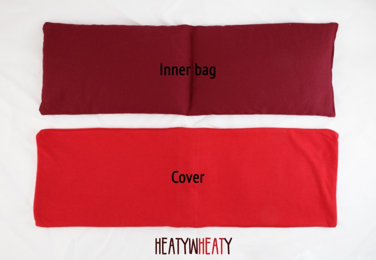 Heatywheaty wheat bag medium (colour red) The Wheatbag Company