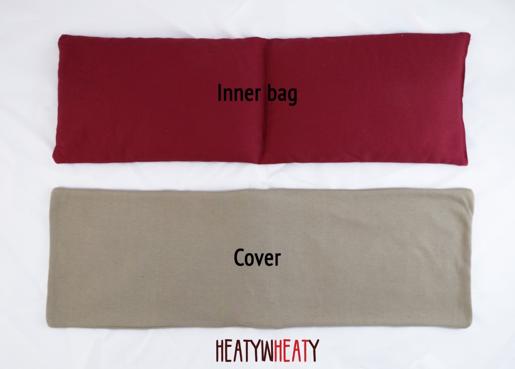 Heatywheaty wheat bag medium (colour stone) The Wheatbag Company